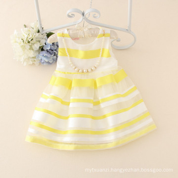 baby fashion girls dress/chiffon dress/pearl Necklace dress